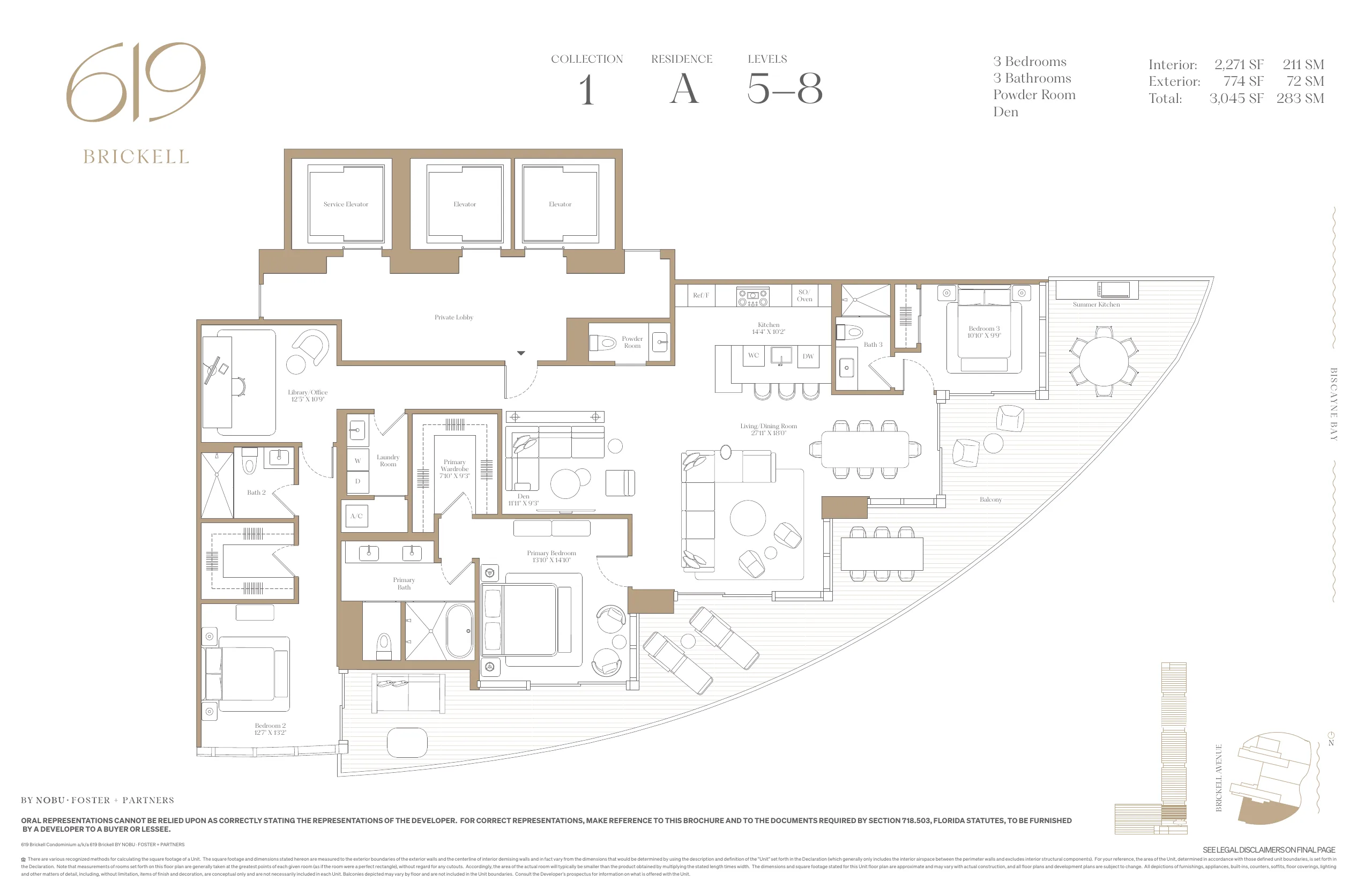 619 Brickell by Nobu · Foster + Partners — plano 6