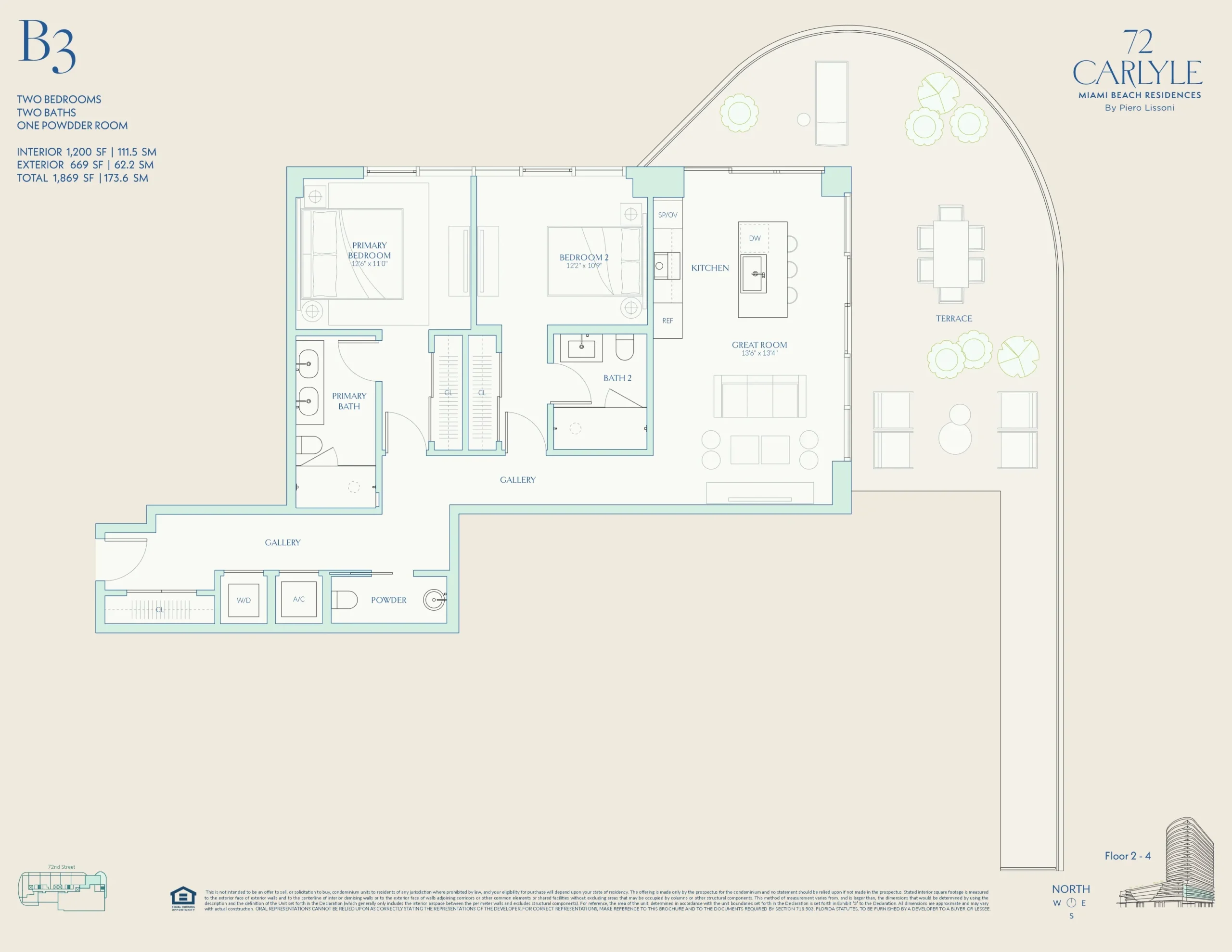 72 Carlyle — plano 26
