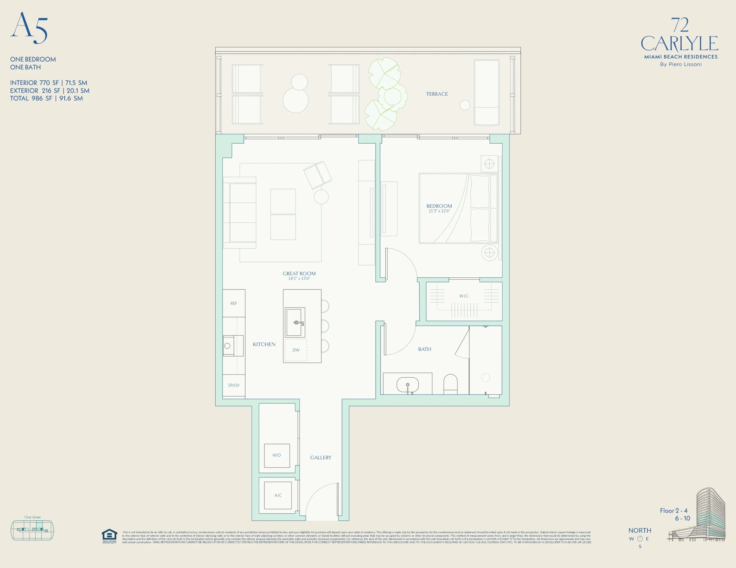 72 Carlyle — plano 19