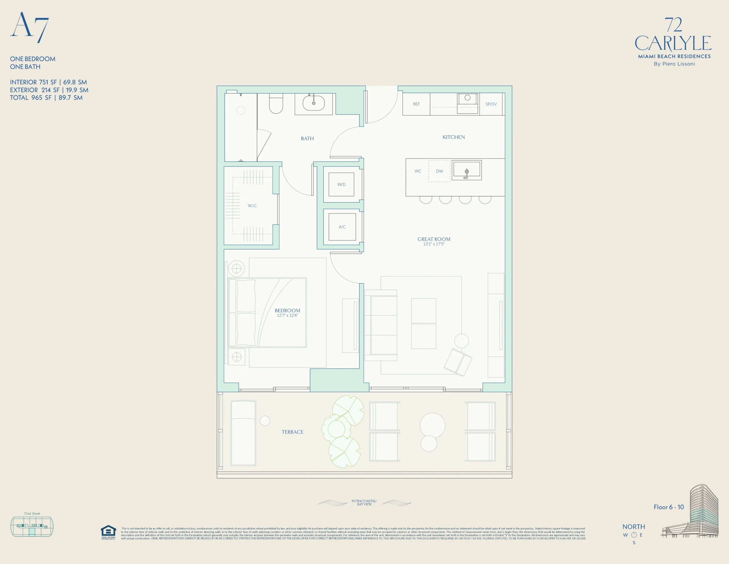 72 Carlyle — plano 21
