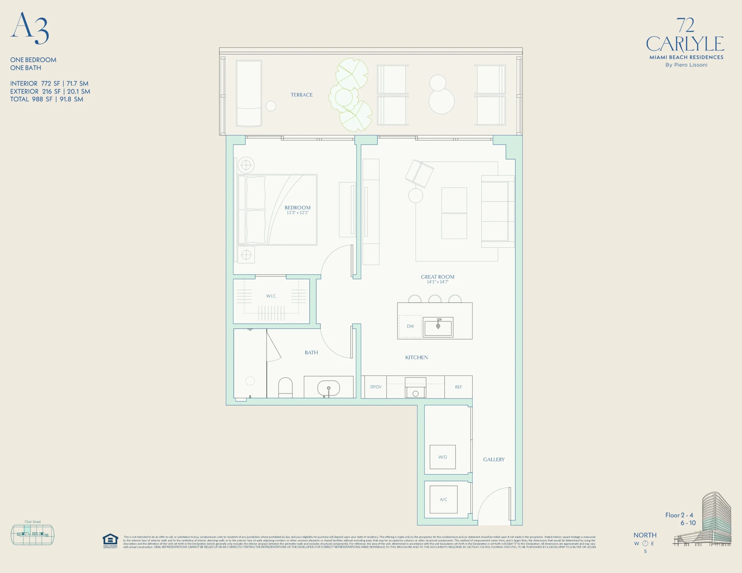 72 Carlyle — plano 23