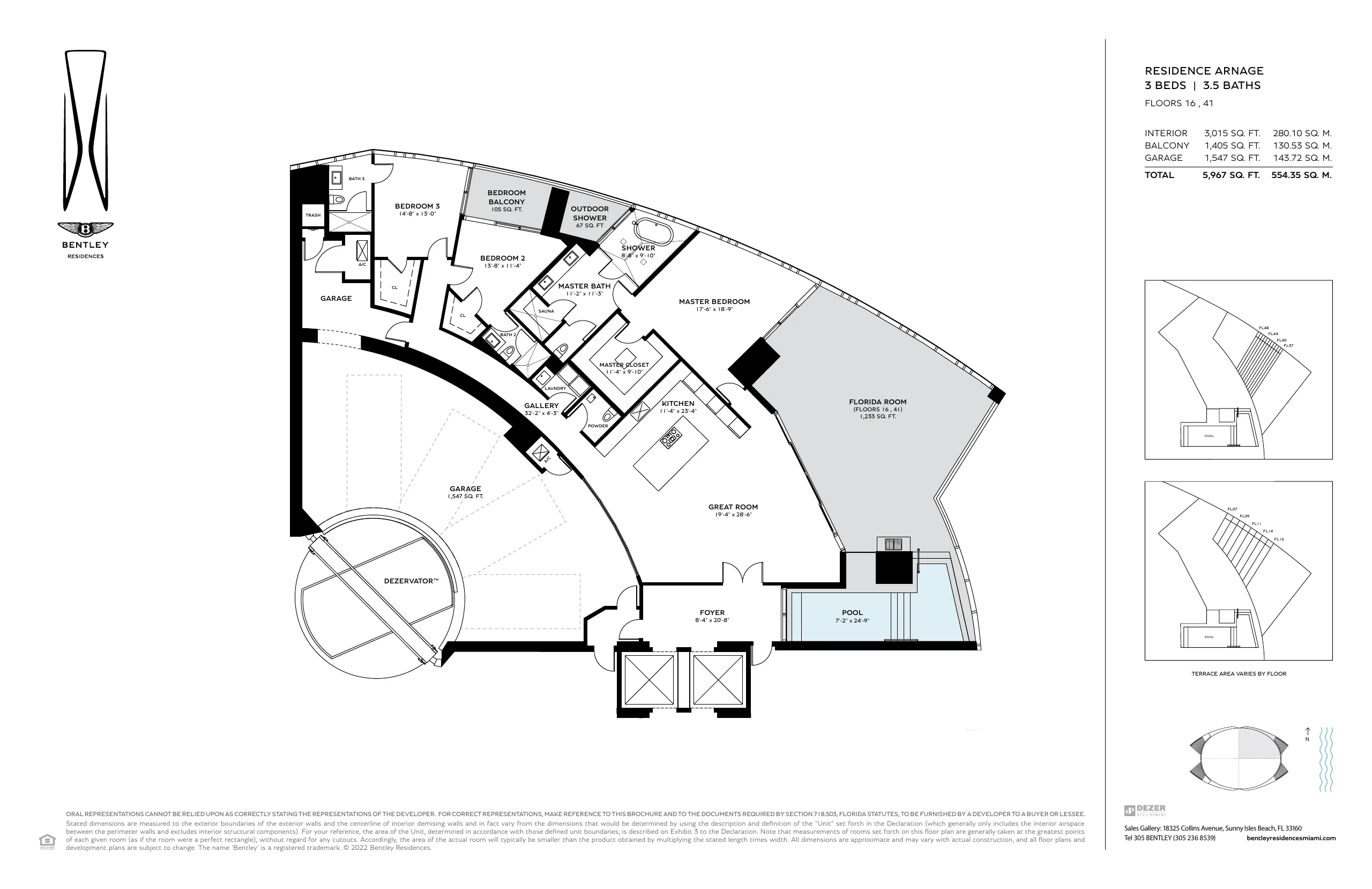 Bentley Residences — plano 2