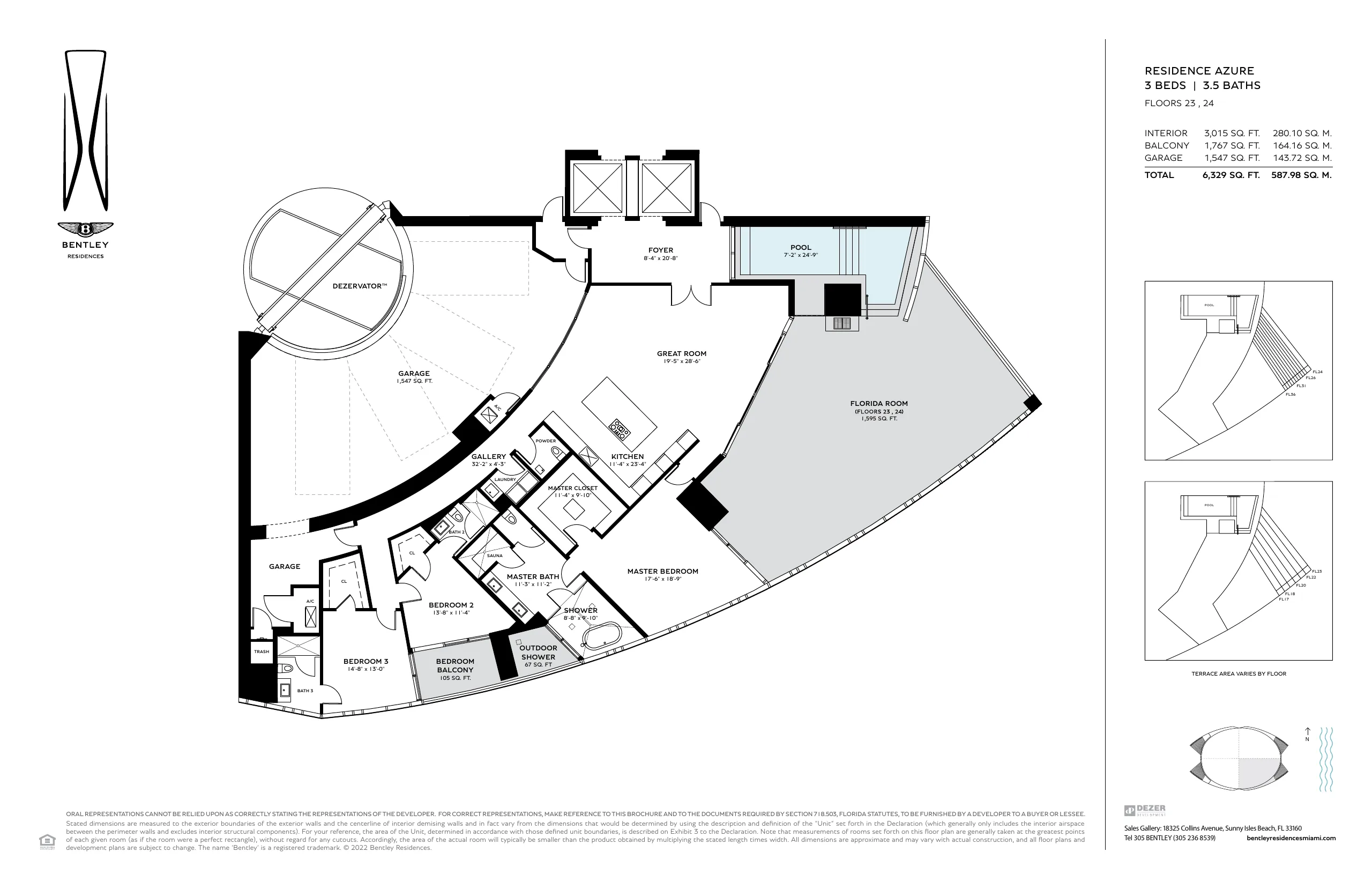 Bentley Residences — plano 6