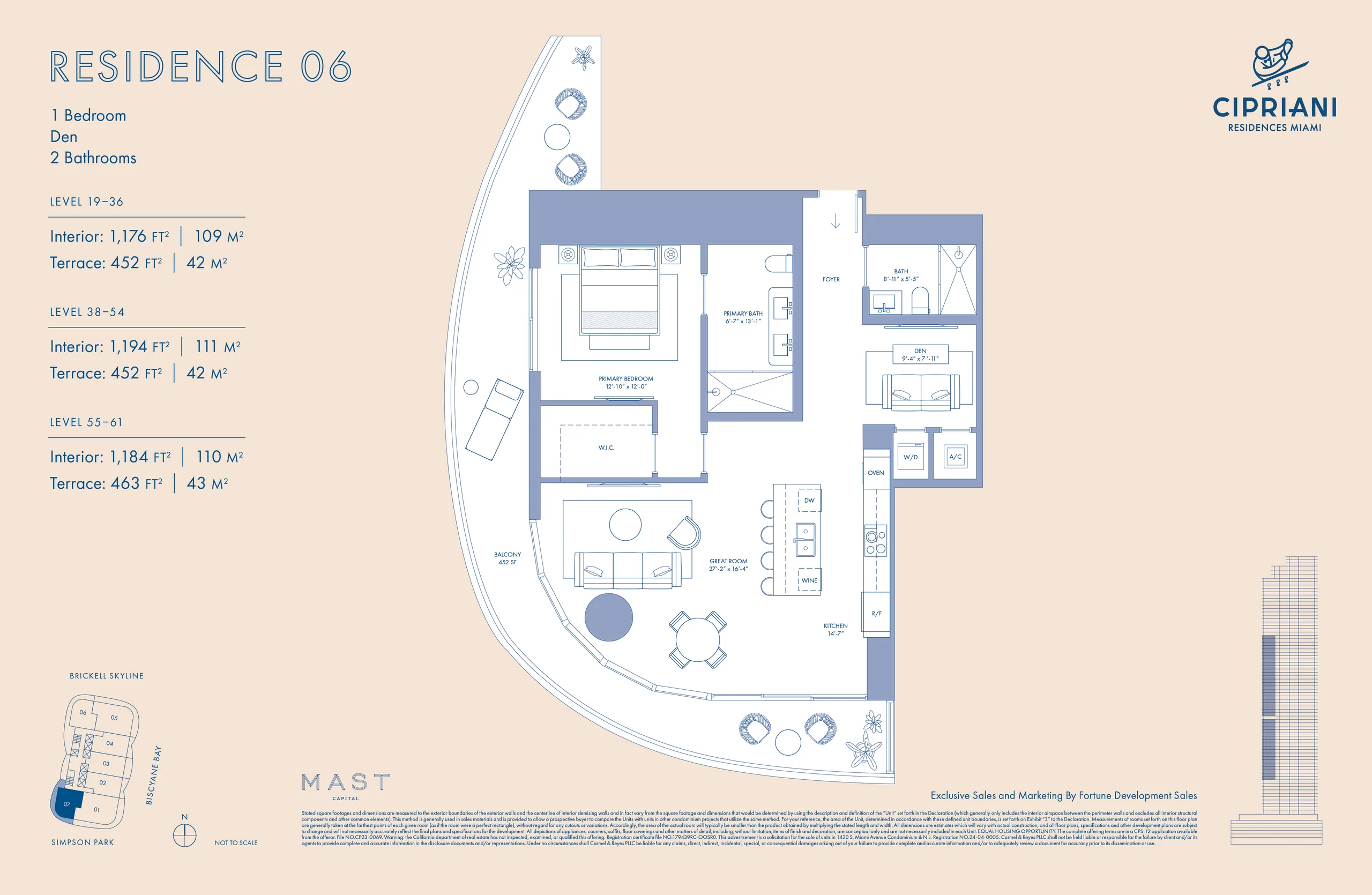 Cipriani Residences Miami — plano 6