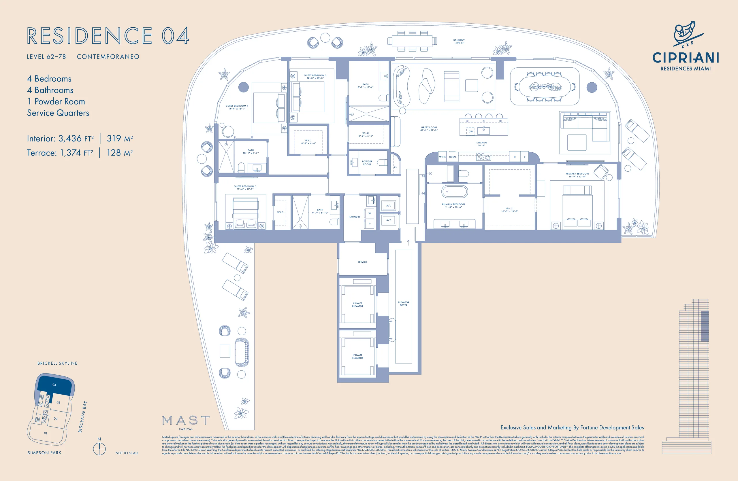 Cipriani Residences Miami — plano 10
