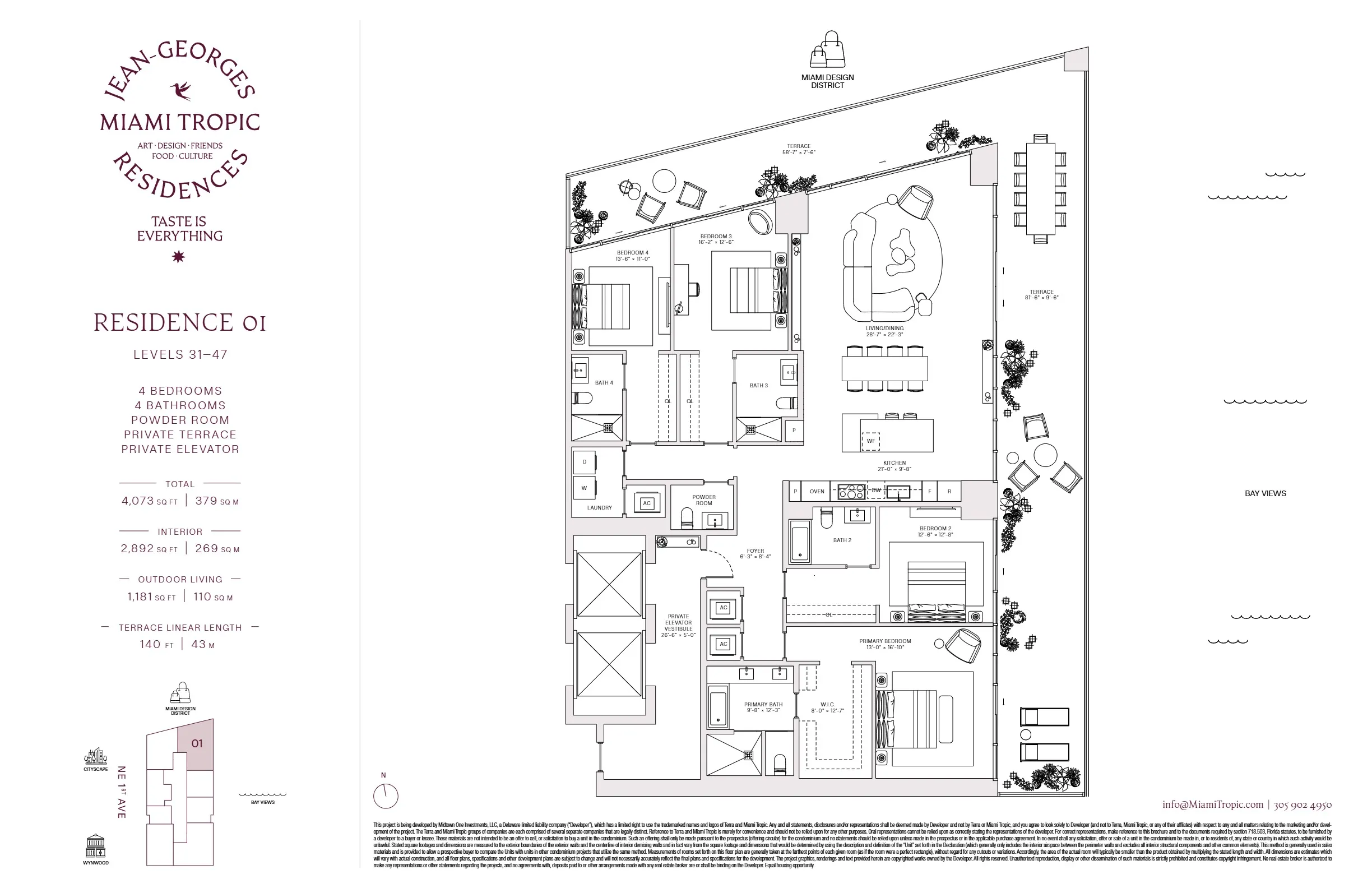 Jean-Georges Miami Tropic Residences — plano 23