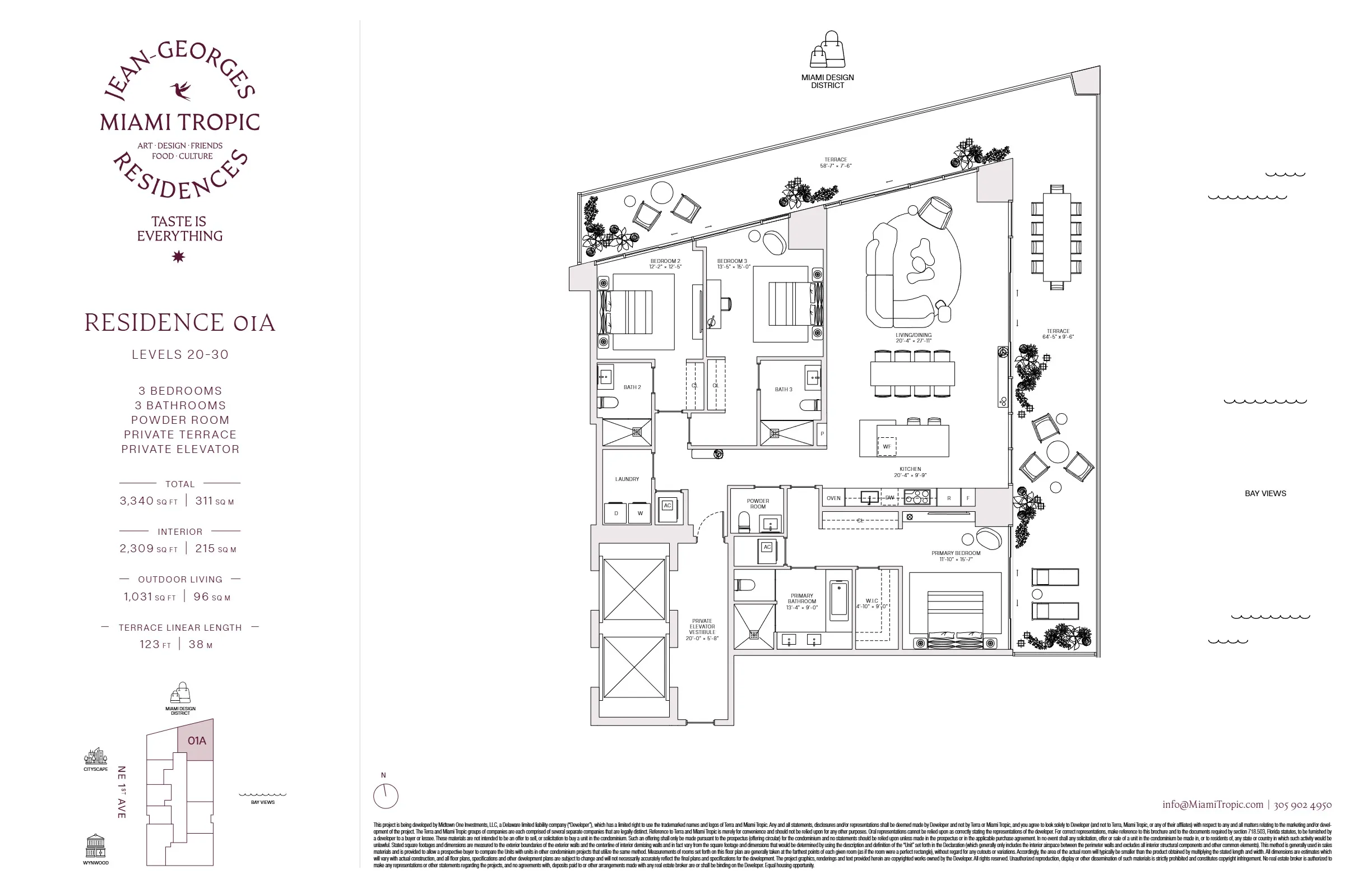 Jean-Georges Miami Tropic Residences — plano 20