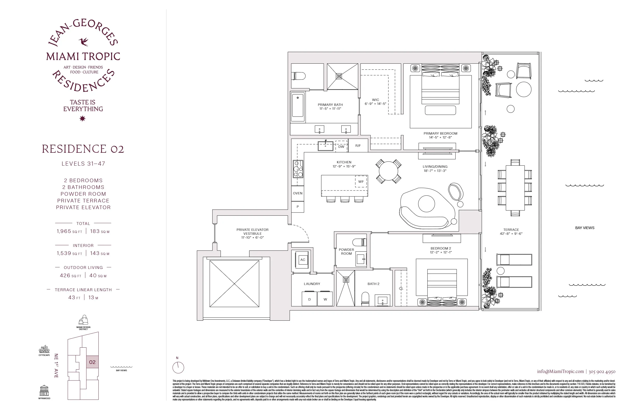 Jean-Georges Miami Tropic Residences — plano 12