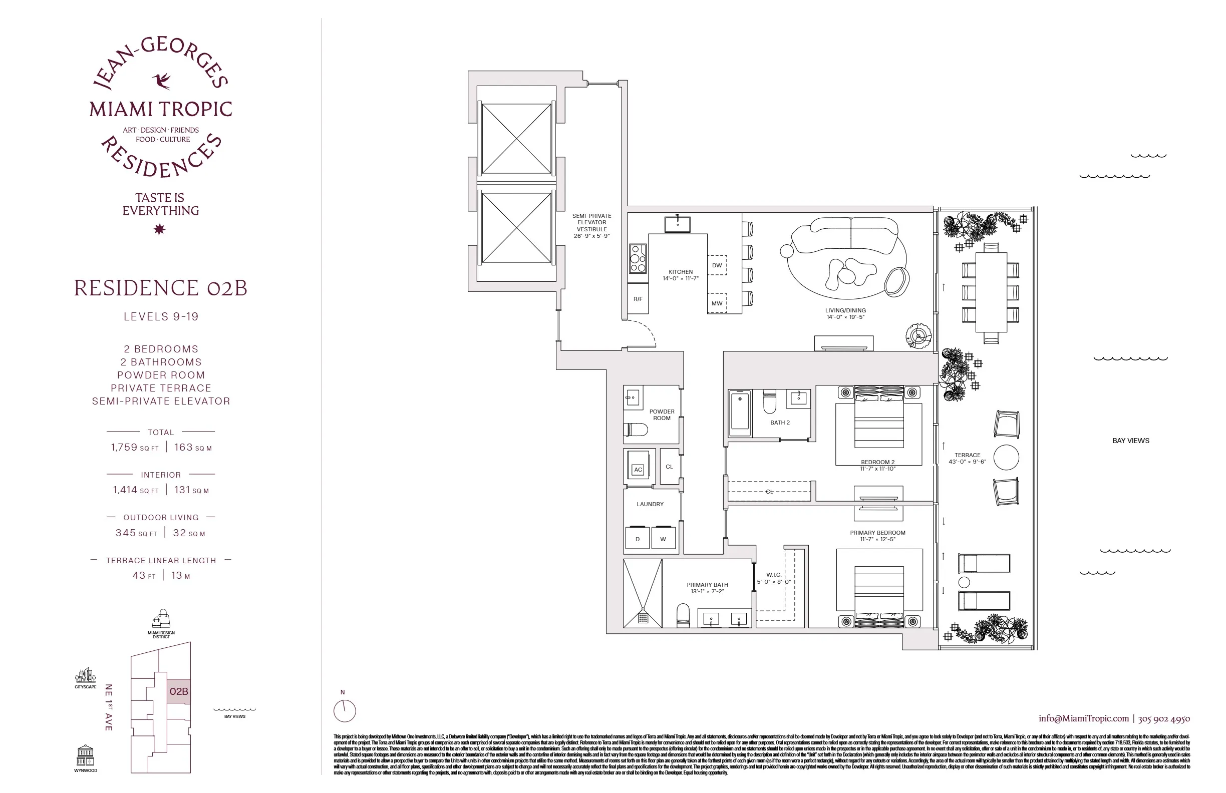 Jean-Georges Miami Tropic Residences — plano 9