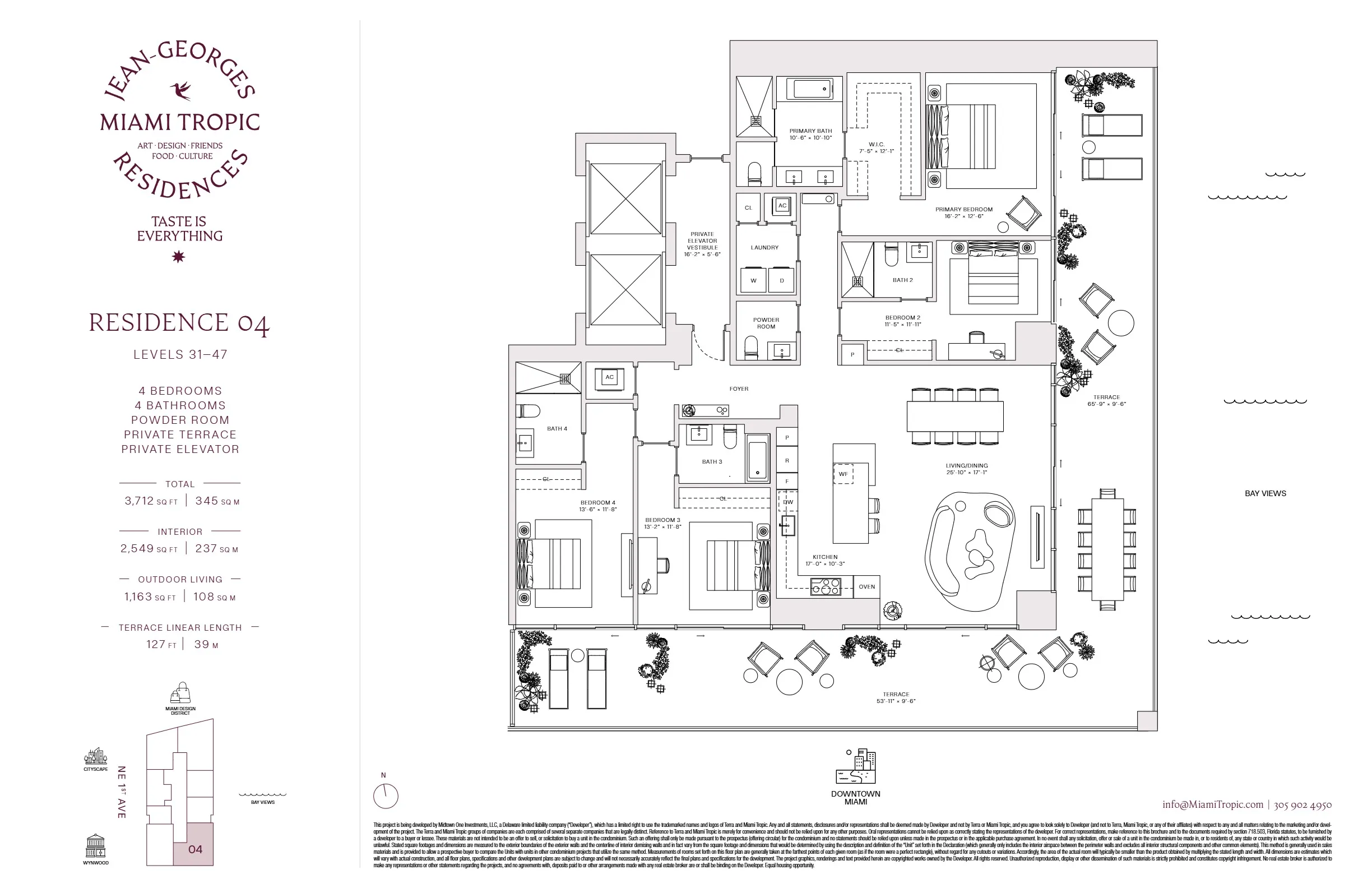Jean-Georges Miami Tropic Residences — plano 22