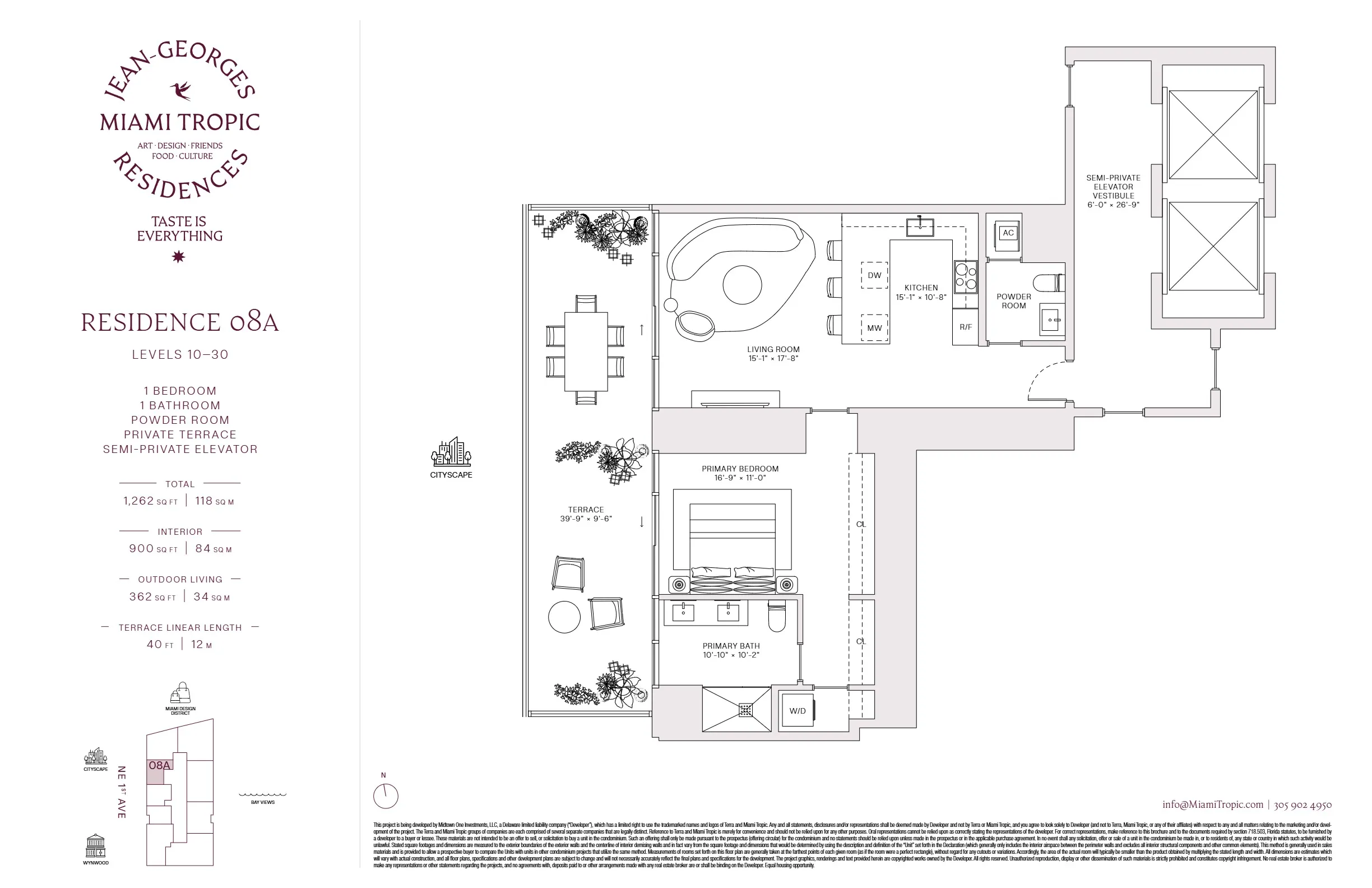 Jean-Georges Miami Tropic Residences — plano 3