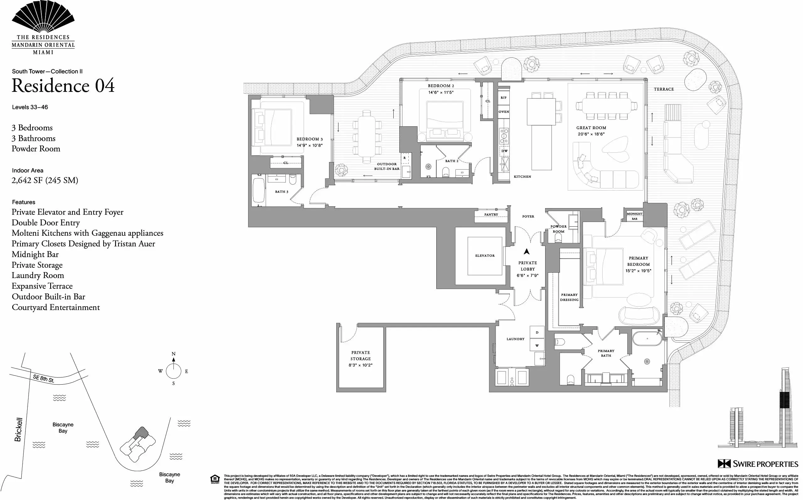 The Residences at Mandarin Oriental — plano 2