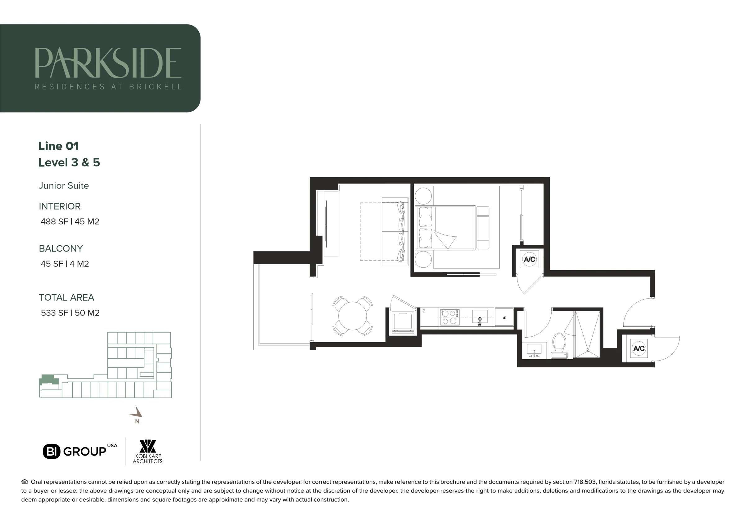 Parkside Residences at Brickell — plano 6