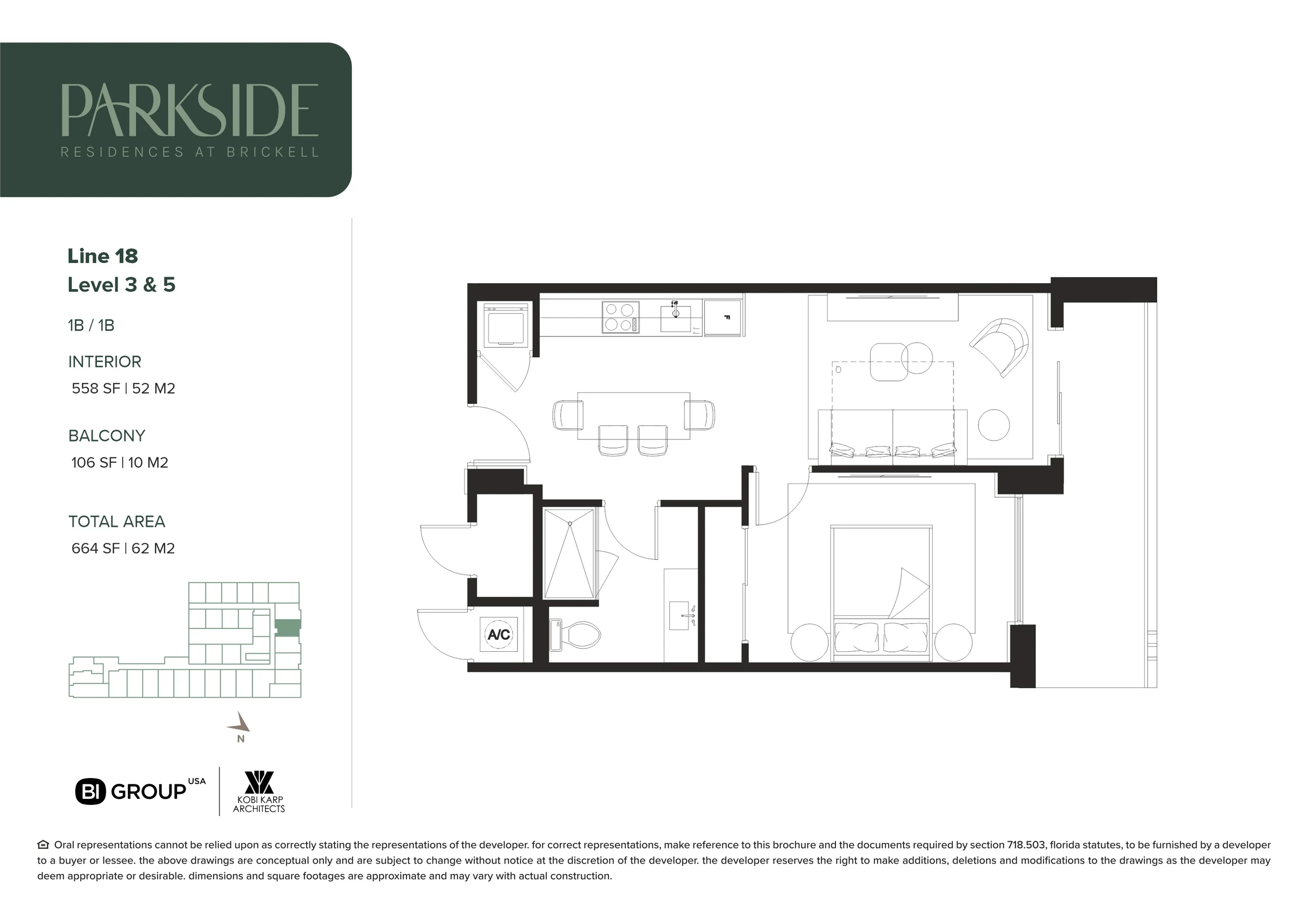 Parkside Residences at Brickell — plano 9