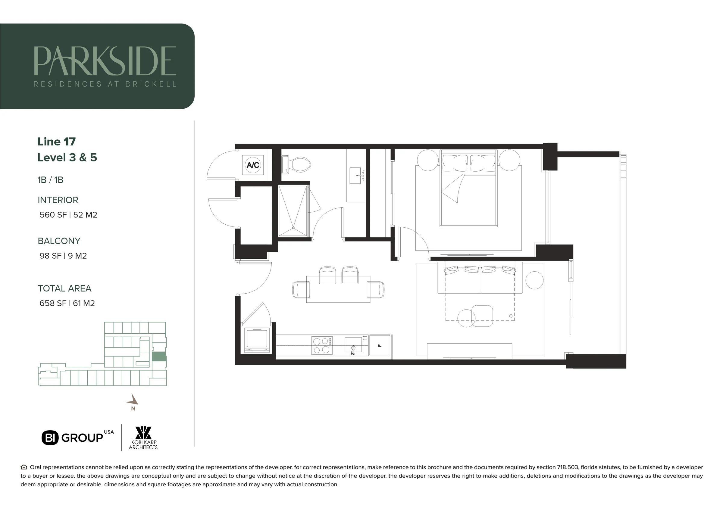 Parkside Residences at Brickell — plano 10