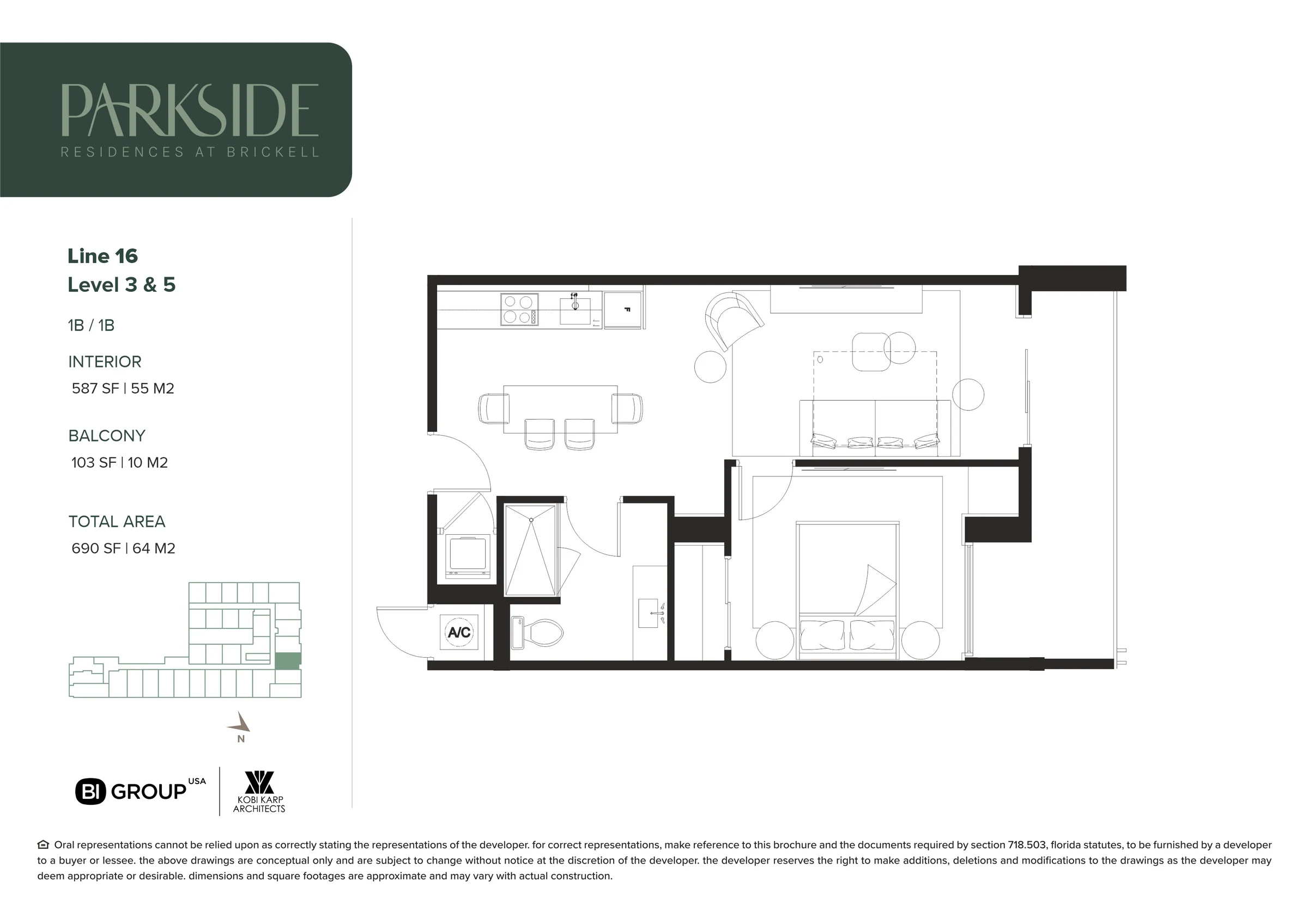 Parkside Residences at Brickell — plano 12
