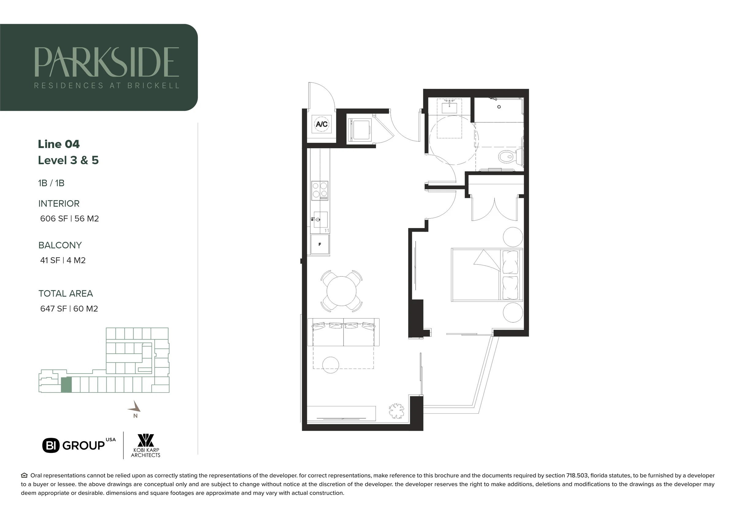 Parkside Residences at Brickell — plano 13