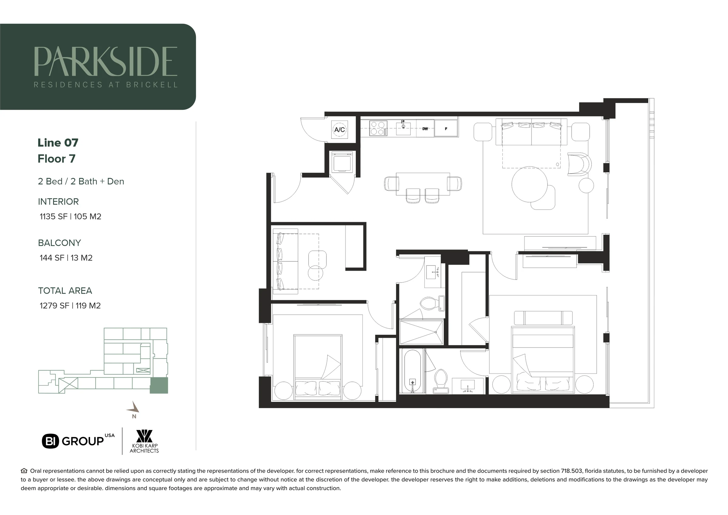 Parkside Residences at Brickell — plano 19