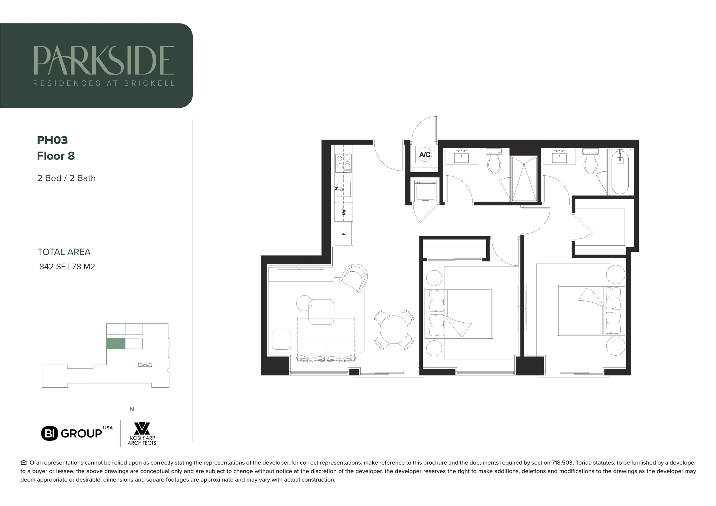 Parkside Residences at Brickell — plano 24