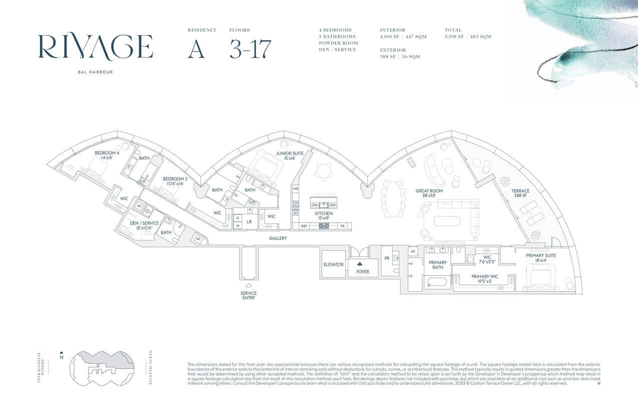 Rivage Bal Harbour — plano 2
