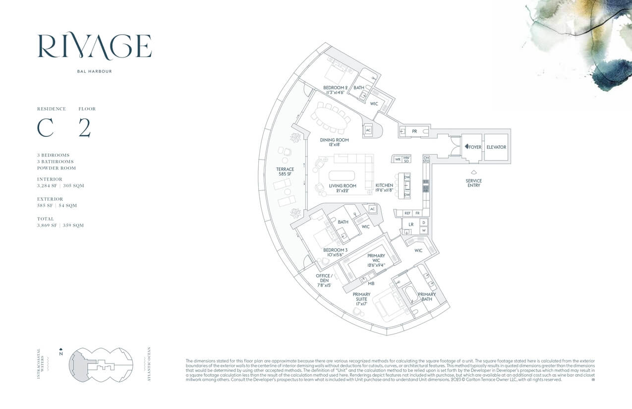 Rivage Bal Harbour — plano 5