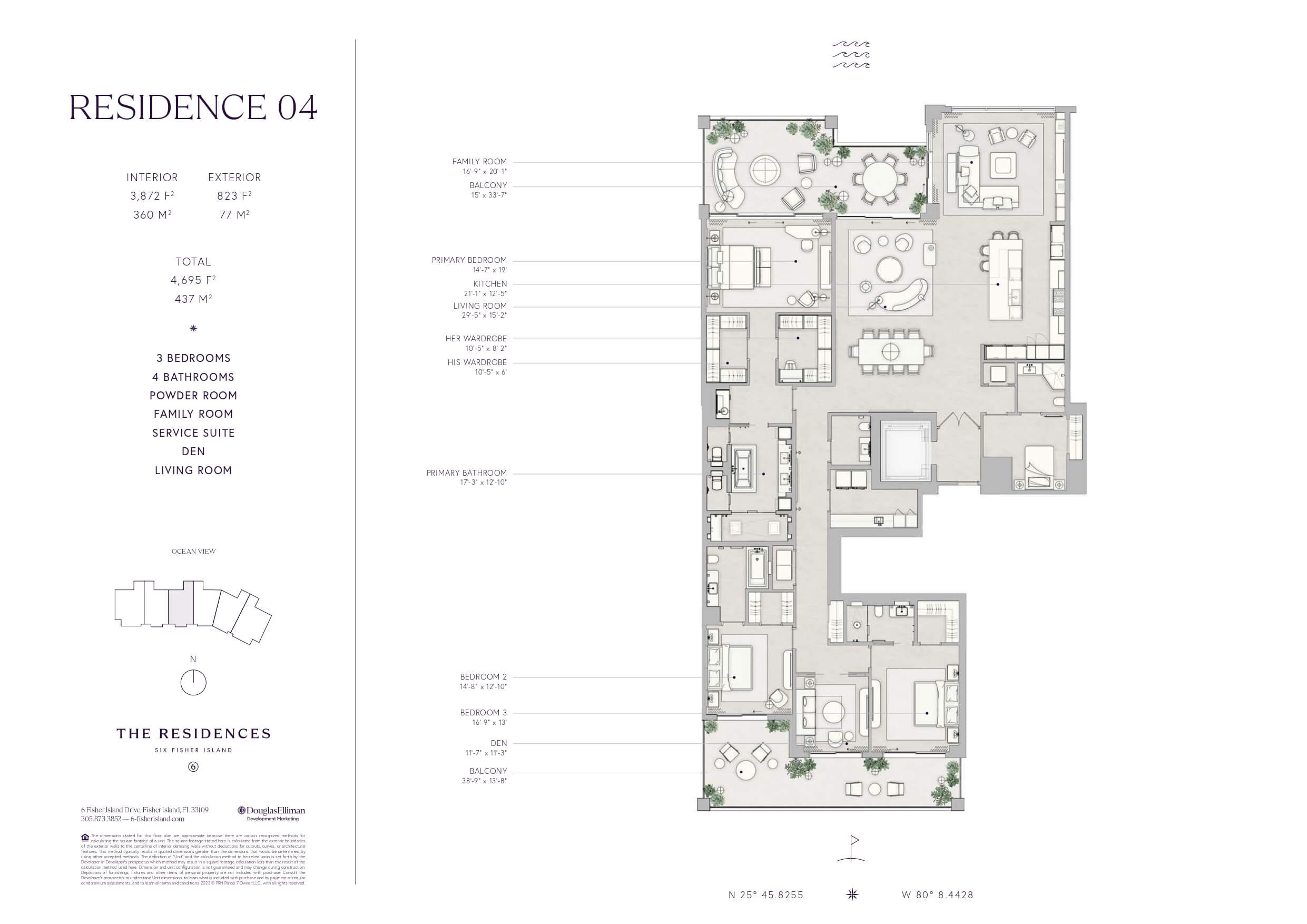 Six Fisher Island — plano 7
