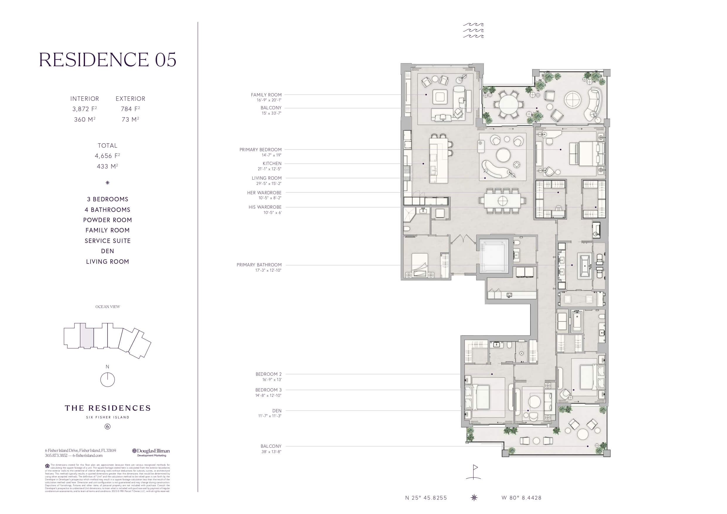 Six Fisher Island — plano 8