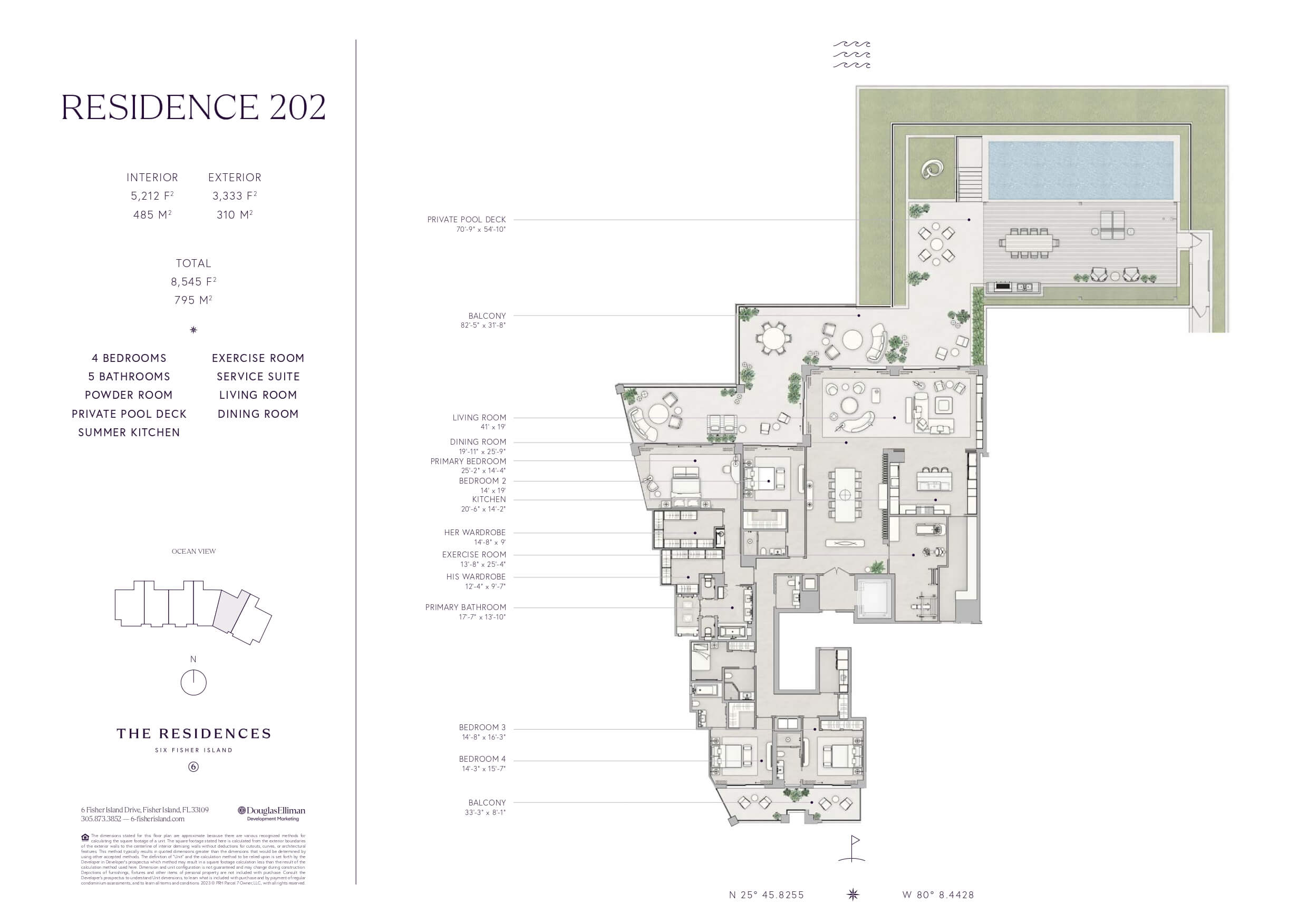 Six Fisher Island — plano 11