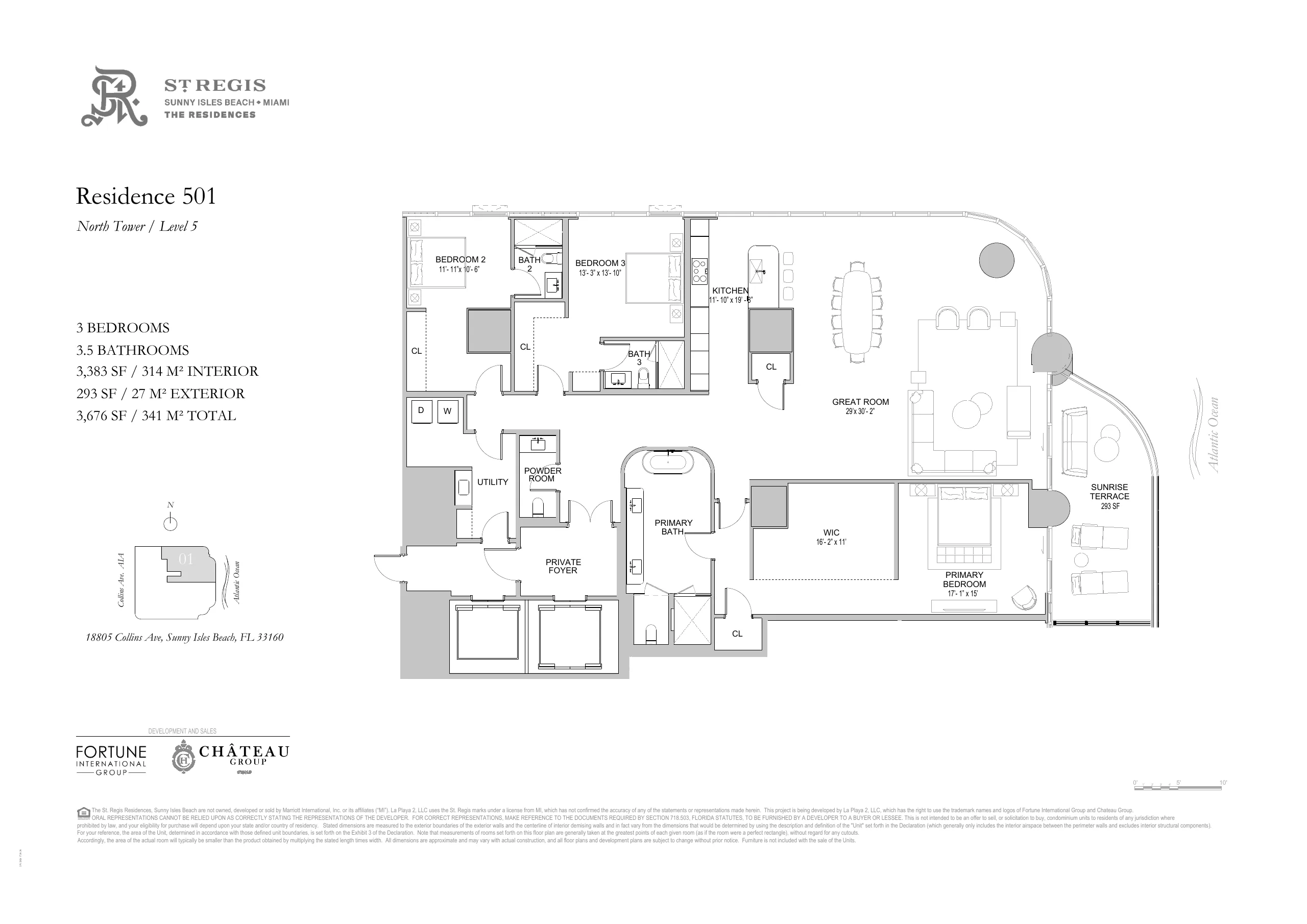 St. Regis Residences Sunny Isles Beach — plano 2
