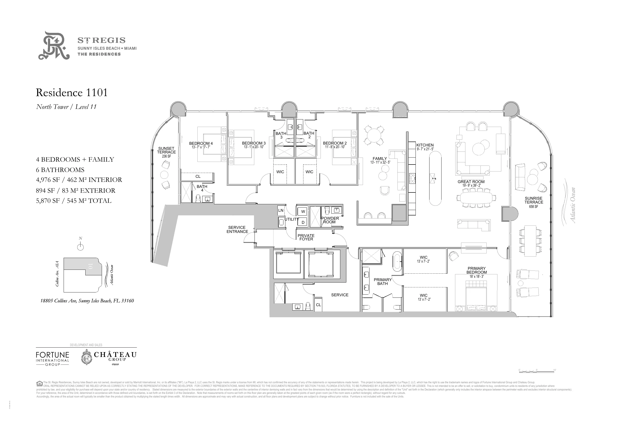 St. Regis Residences Sunny Isles Beach — plano 6