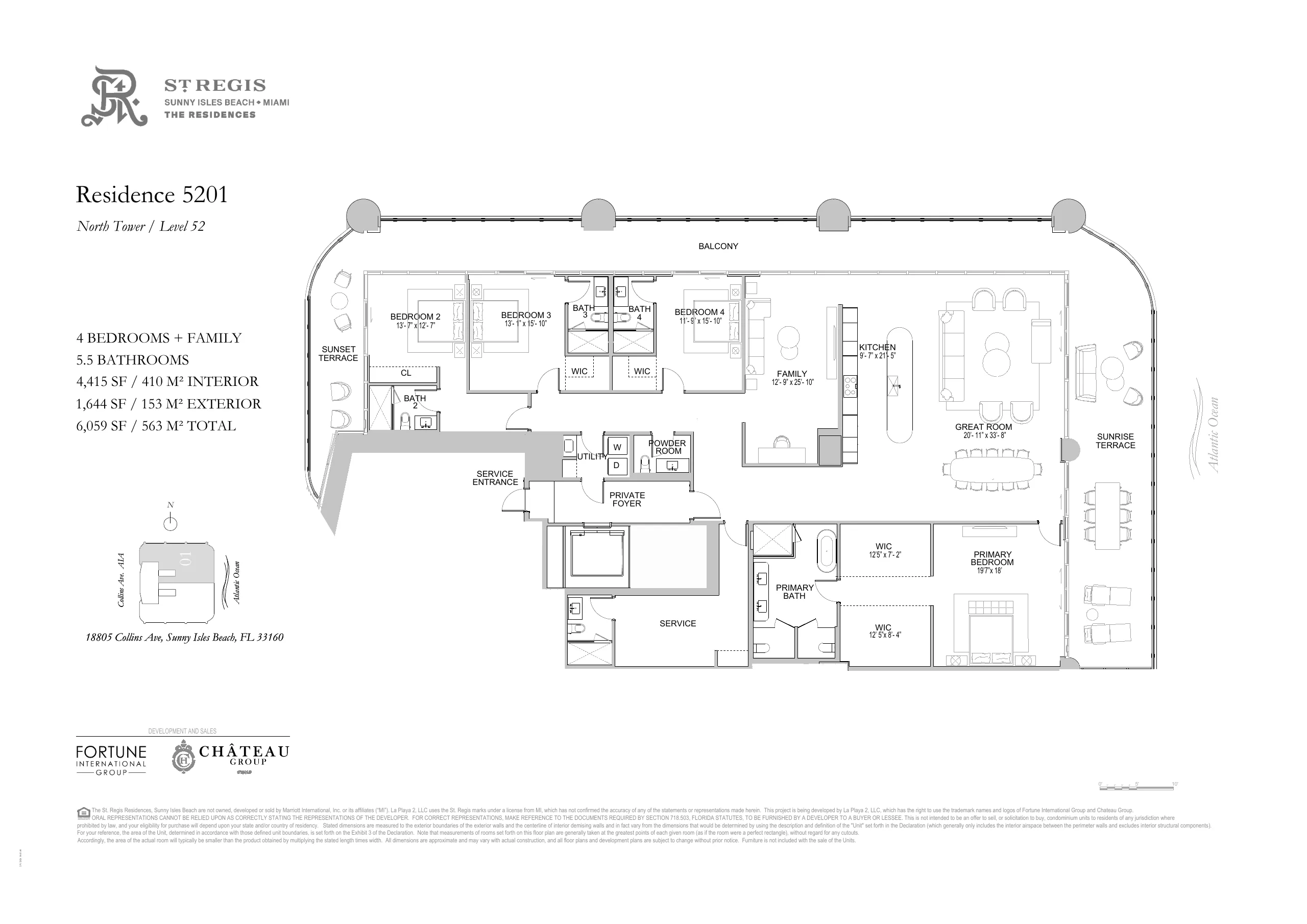 St. Regis Residences Sunny Isles Beach — plano 7